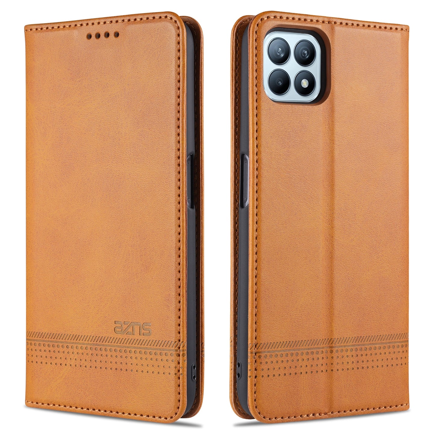 OPPO A72 5G Leather Wallet Case with Card Holder & Magnetic Closure