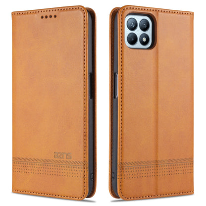 OPPO A72 5G Leather Wallet Case with Card Holder & Magnetic Closure