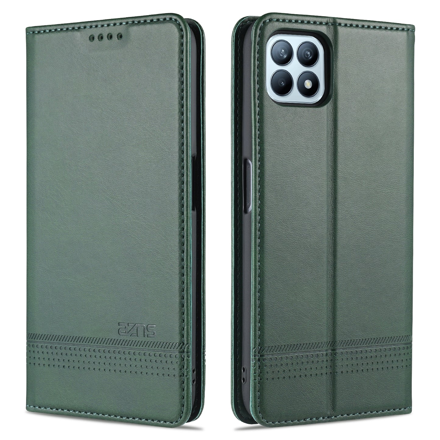 OPPO A72 5G Leather Wallet Case with Card Holder & Magnetic Closure