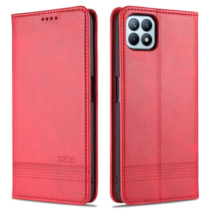 OPPO A72 5G Leather Wallet Case with Card Holder & Magnetic Closure