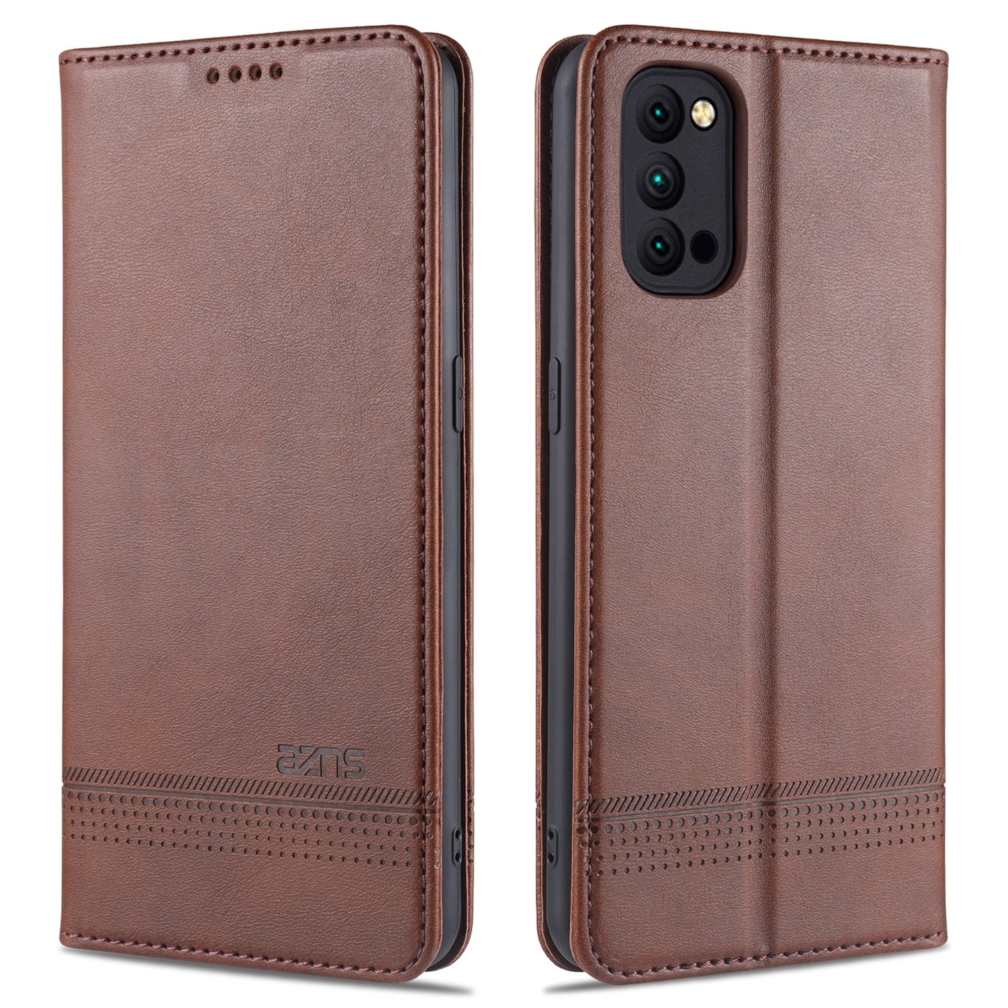 OPPO Reno4/Reno4 Pro Leather Wallet Case with Card Holder & Magnetic Closure