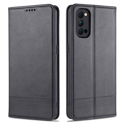 OPPO Reno4/Reno4 Pro Leather Wallet Case with Card Holder & Magnetic Closure