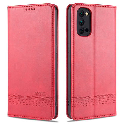 OPPO Reno4/Reno4 Pro Leather Wallet Case with Card Holder & Magnetic Closure