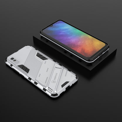 Xiaomi Redmi 9A Shockproof Phone Case - Punk Armor 2-in-1 PC + TPU with Invisible Holder