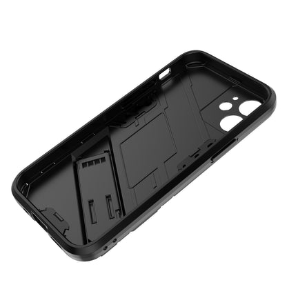 iPhone 12 mini Shockproof Phone Case - Punk Armor 2-in-1 PC + TPU with Invisible Holder