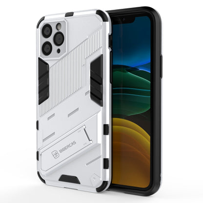 iPhone 11 Shockproof Phone Case - Punk Armor 2-in-1 PC + TPU with Invisible Holder