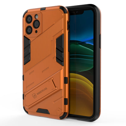 iPhone 11 Shockproof Phone Case - Punk Armor 2-in-1 PC + TPU with Invisible Holder