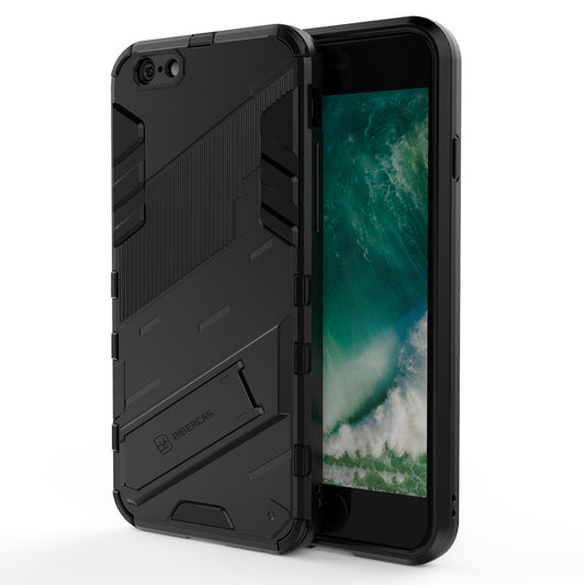 iPhone 6 Shockproof Phone Case - Punk Armor 2-in-1 PC + TPU with Invisible Holder