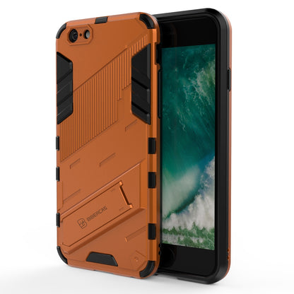 iPhone 6 Shockproof Phone Case - Punk Armor 2-in-1 PC + TPU with Invisible Holder