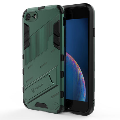 iPhone 7 Shockproof Phone Case - Punk Armor 2-in-1 PC + TPU with Invisible Holder