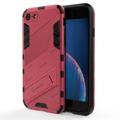 iPhone 7 Shockproof Phone Case - Punk Armor 2-in-1 PC + TPU with Invisible Holder