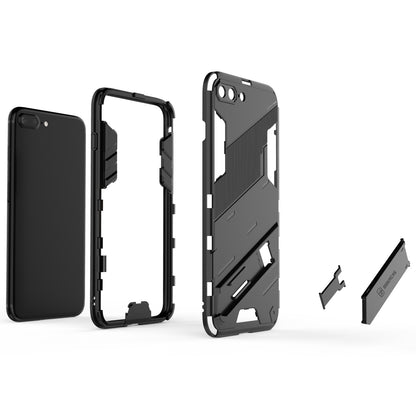 iPhone 7 Plus Shockproof Phone Case - Punk Armor 2-in-1 PC + TPU with Invisible Holder