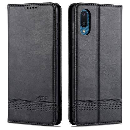 Samsung Galaxy A02 Leather Wallet Case with Card Holder & Magnetic Closure