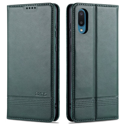 Samsung Galaxy A02 Leather Wallet Case with Card Holder & Magnetic Closure