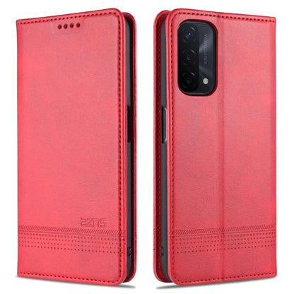 OPPO A93 5G Leather Wallet Case with Card Holder & Magnetic Closure