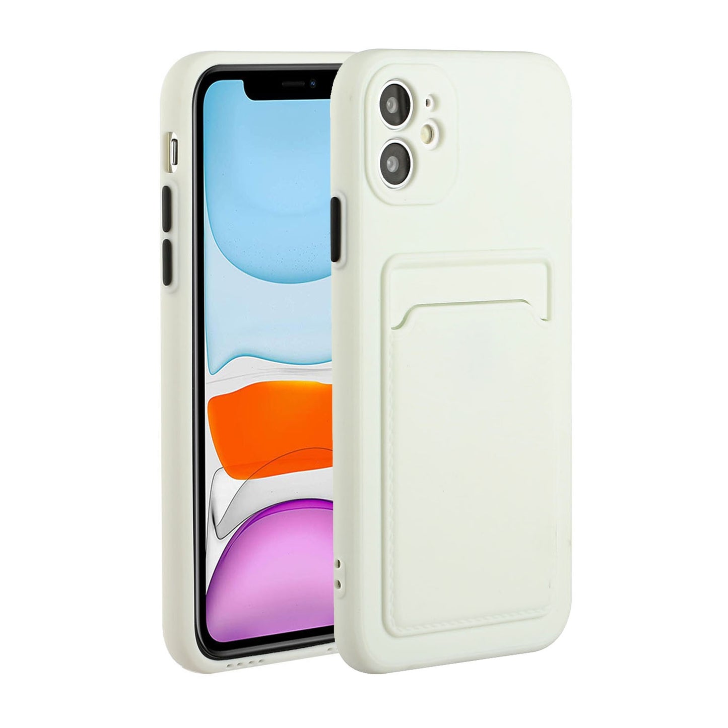 Apple iPhone 11 Shockproof TPU Case with Card Holder - Durable & Lightweight Design