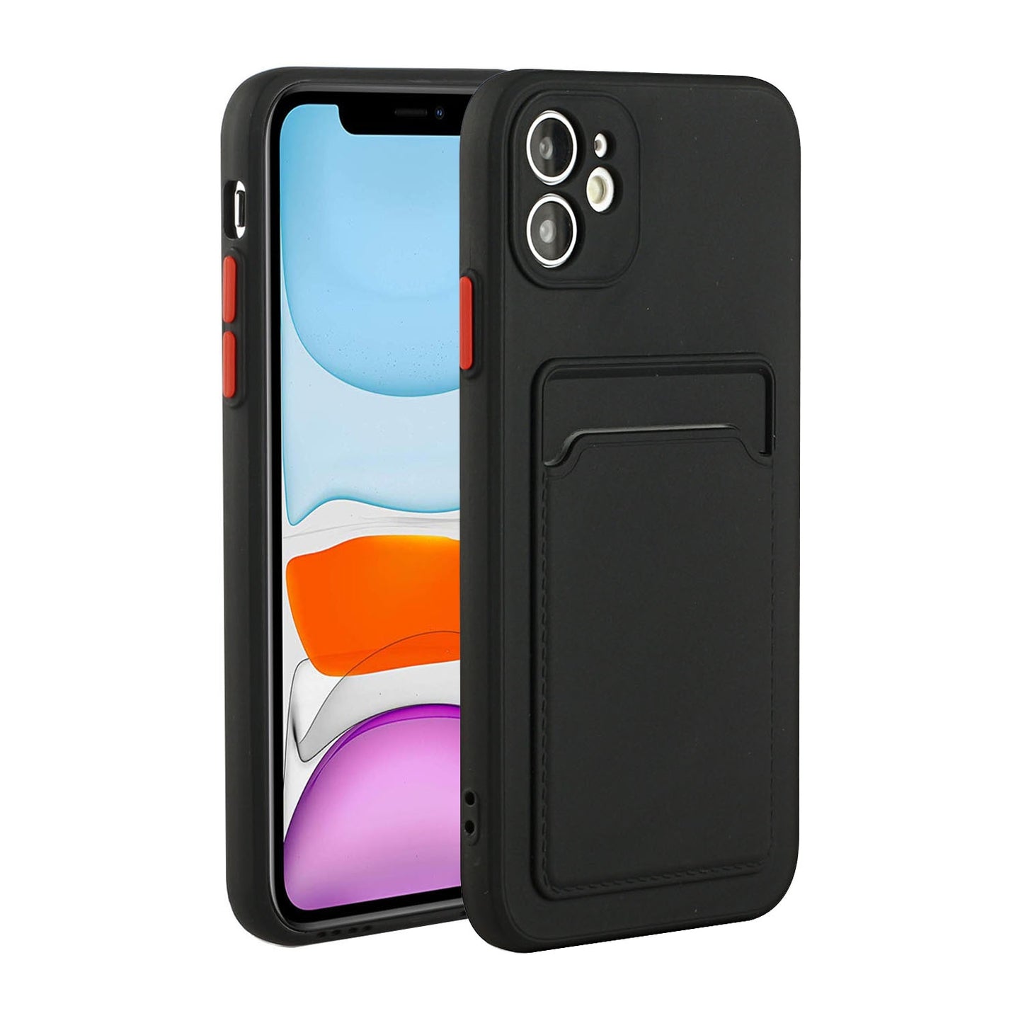 Apple iPhone 11 Shockproof TPU Case with Card Holder - Durable & Lightweight Design