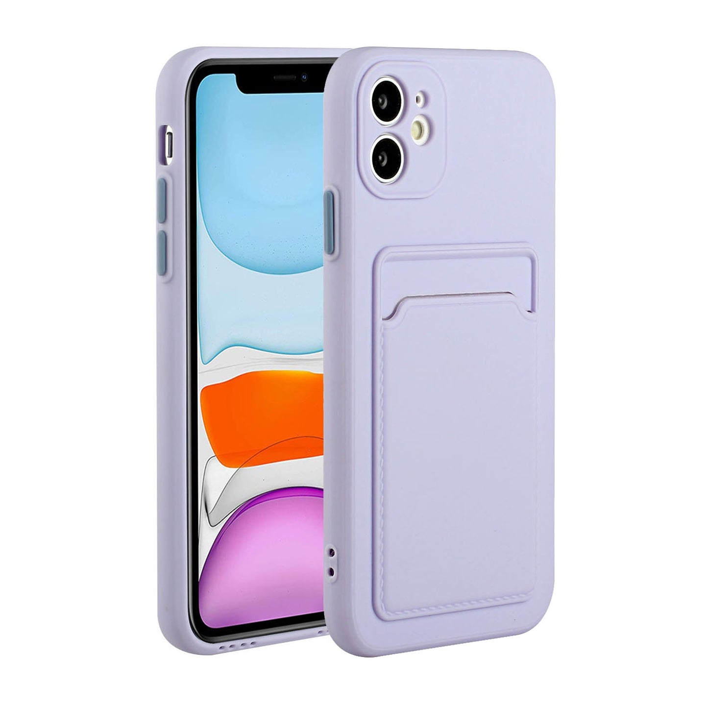 Apple iPhone 11 Shockproof TPU Case with Card Holder - Durable & Lightweight Design