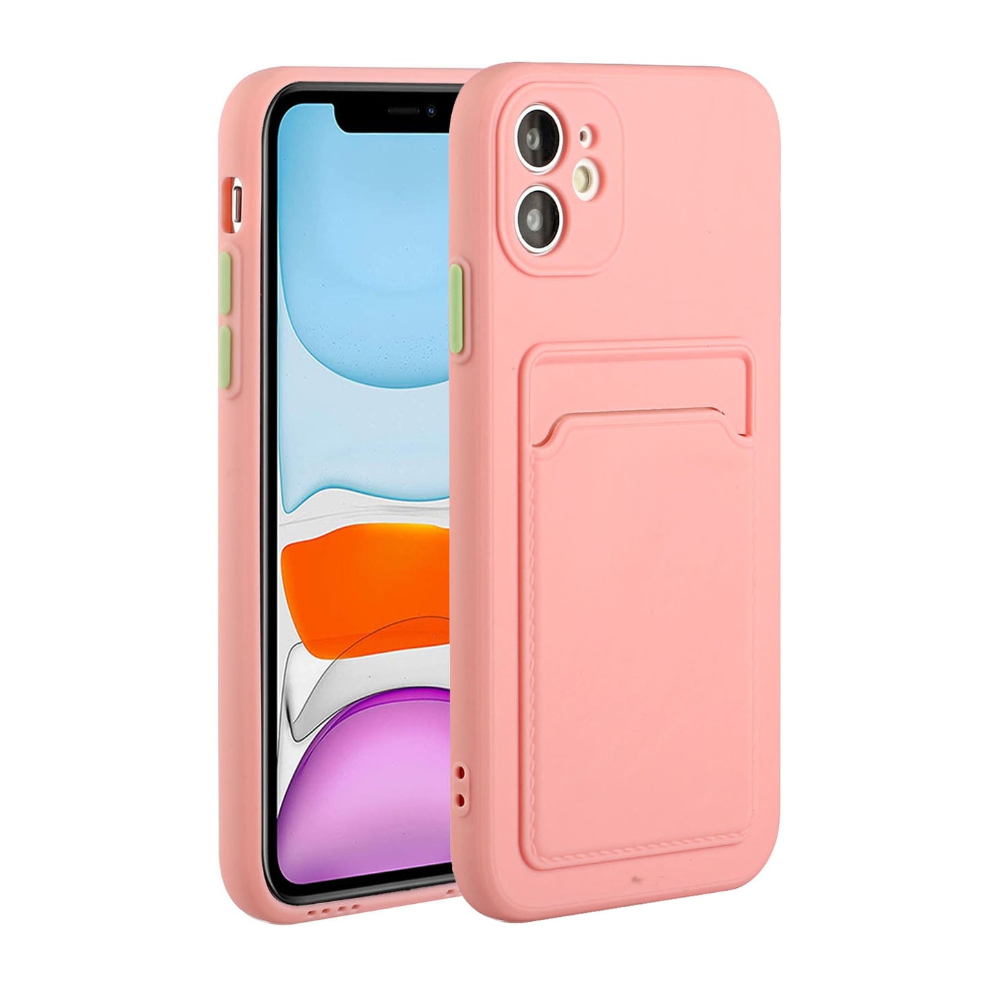 Apple iPhone 11 Shockproof TPU Case with Card Holder - Durable & Lightweight Design