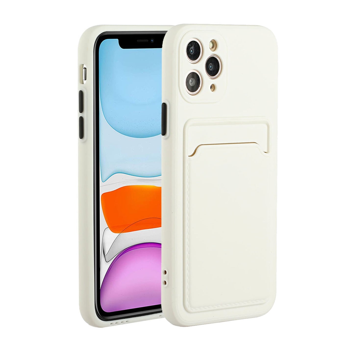 Apple iPhone 11 Pro Shockproof TPU Case with Card Holder - Durable & Lightweight Design