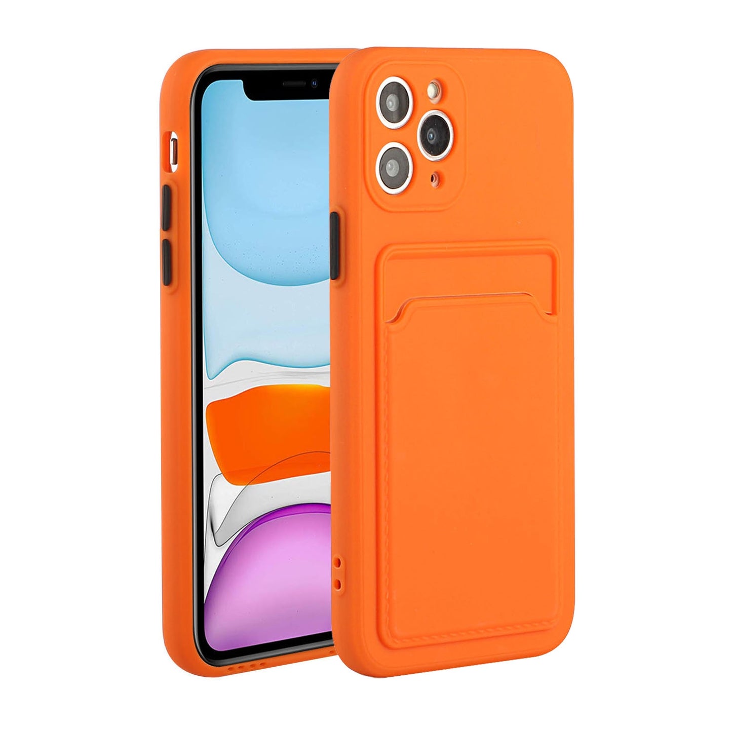 Apple iPhone 11 Pro Shockproof TPU Case with Card Holder - Durable & Lightweight Design