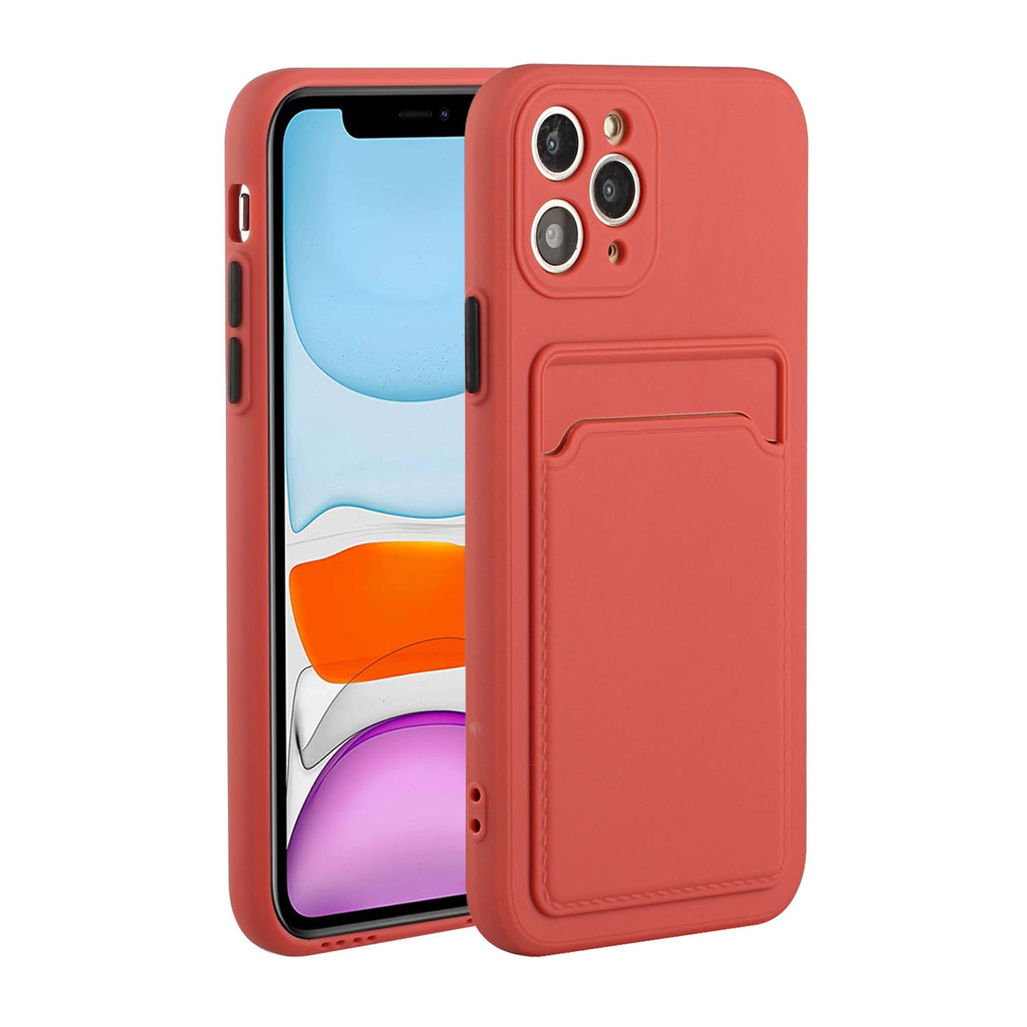 Apple iPhone 11 Pro Shockproof TPU Case with Card Holder - Durable & Lightweight Design