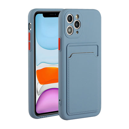 Apple iPhone 11 Pro Max Shockproof TPU Case with Card Holder - Durable & Lightweight Design