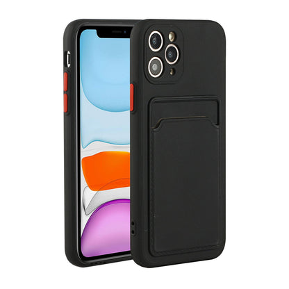 Apple iPhone 11 Pro Max Shockproof TPU Case with Card Holder - Durable & Lightweight Design