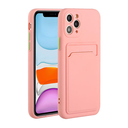 Apple iPhone 11 Pro Max Shockproof TPU Case with Card Holder - Durable & Lightweight Design