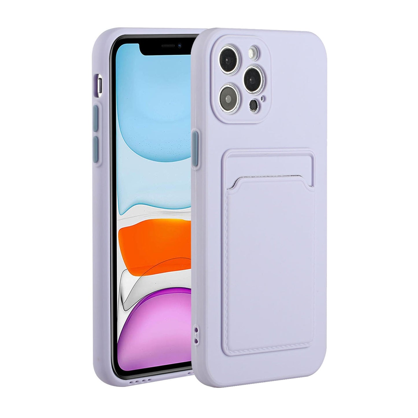 Apple iPhone 12 Pro Shockproof TPU Case with Card Holder - Durable & Lightweight Design