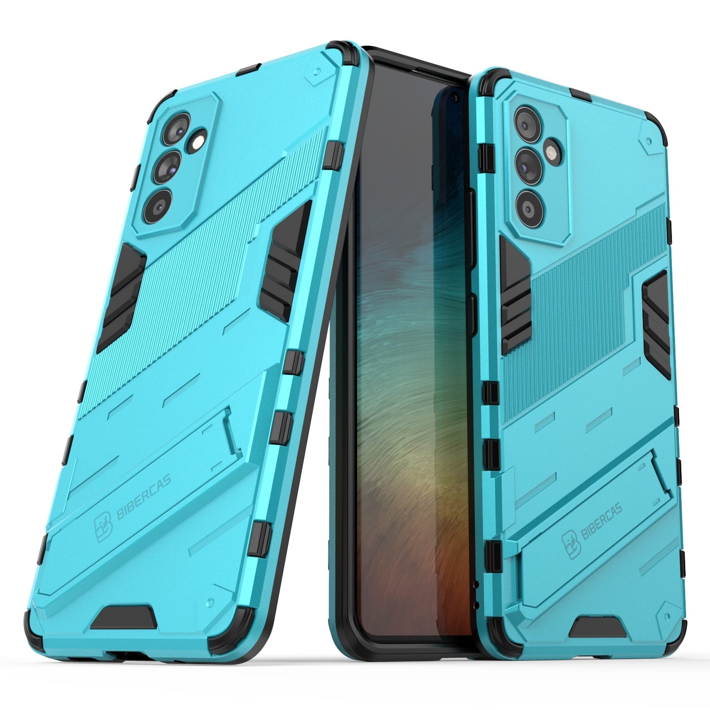 Samsung Galaxy A82 5G Shockproof Phone Case - Punk Armor 2-in-1 PC + TPU with Invisible Holder