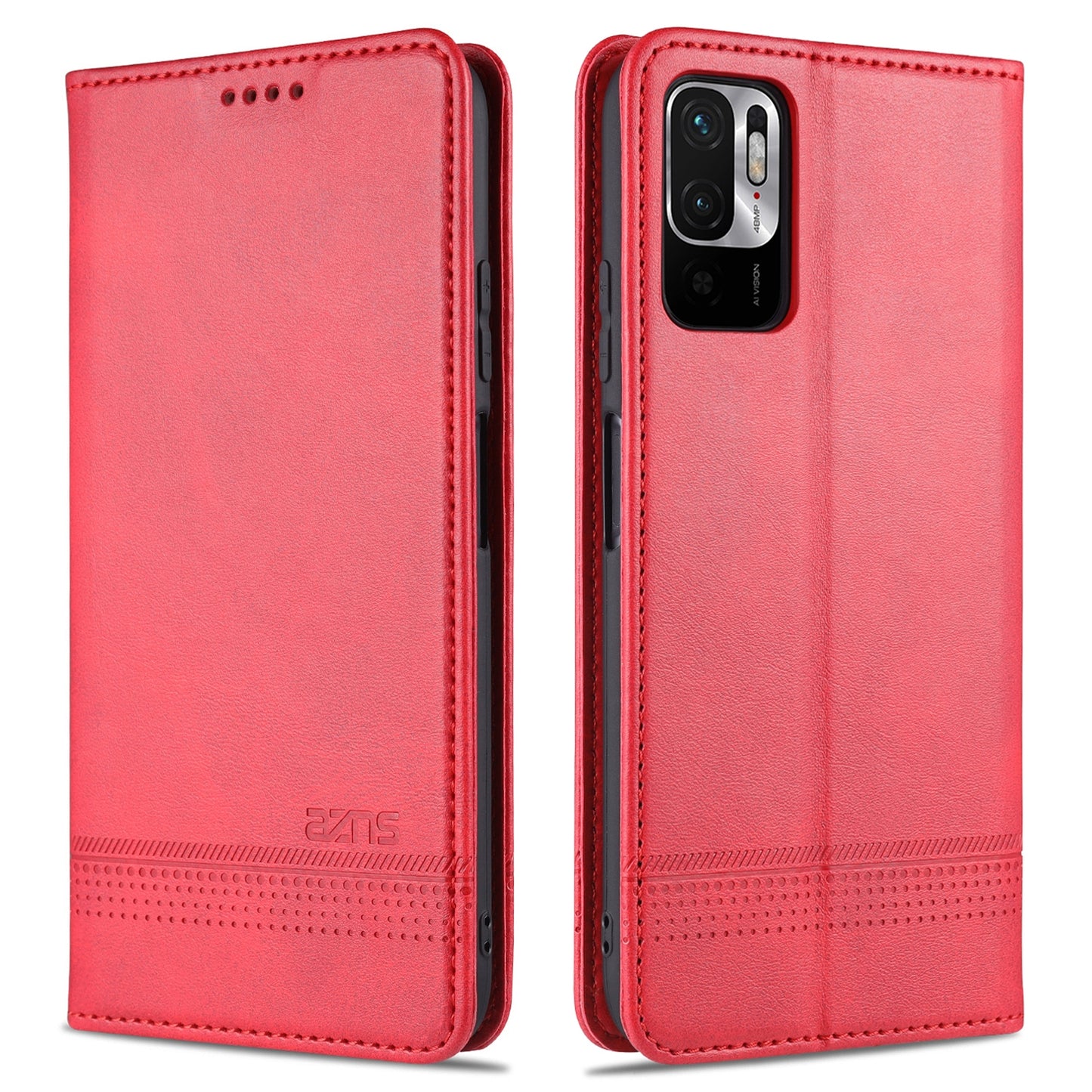 Xiaomi Redmi Note 10 5G Leather Wallet Case with Card Holder & Magnetic Closure