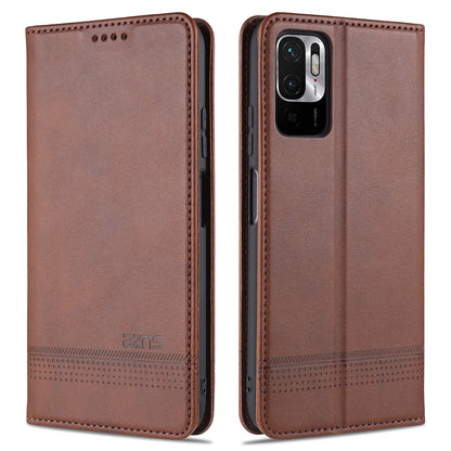 Xiaomi Redmi Note 10 5G Leather Wallet Case with Card Holder & Magnetic Closure