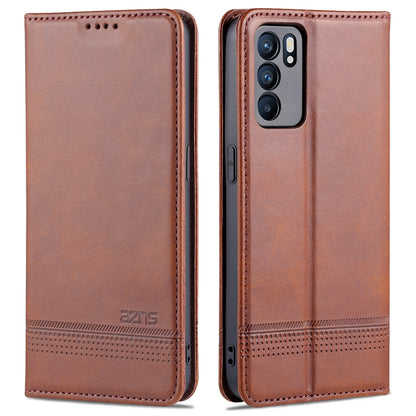 OPPO Reno6/Reno6 Pro Leather Wallet Case with Card Holder & Magnetic Closure