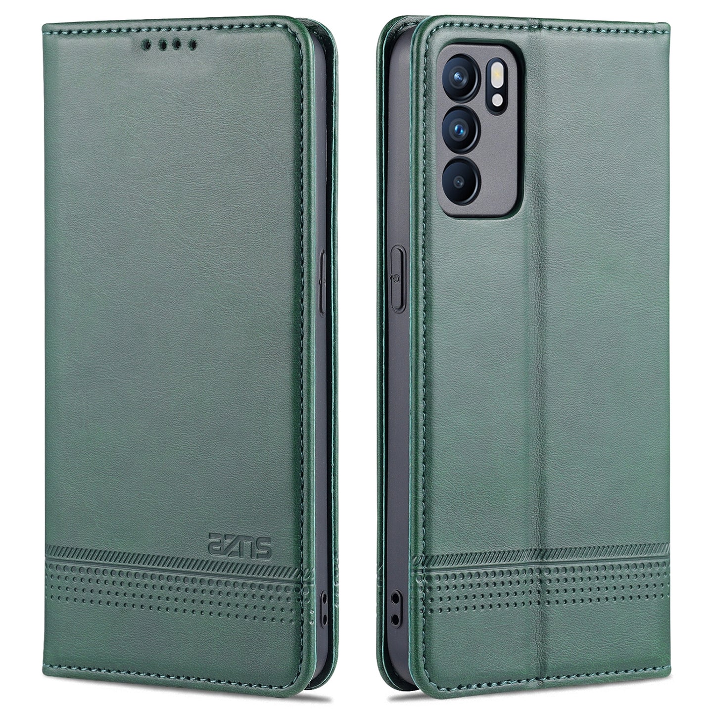 OPPO Reno6/Reno6 Pro Leather Wallet Case with Card Holder & Magnetic Closure