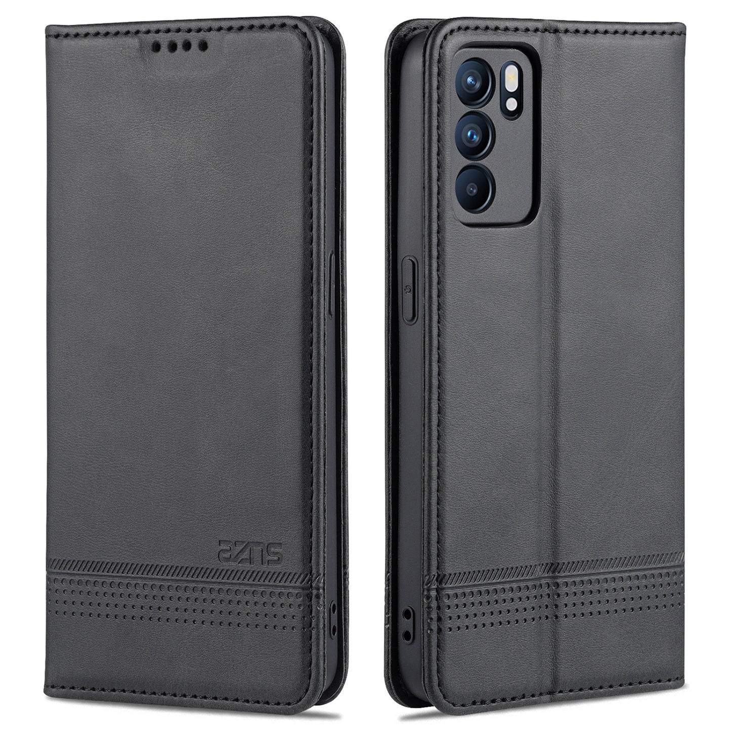 OPPO Reno6/Reno6 Pro Leather Wallet Case with Card Holder & Magnetic Closure