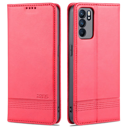 OPPO Reno6/Reno6 Pro Leather Wallet Case with Card Holder & Magnetic Closure