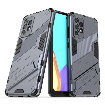 Samsung Galaxy A52 5G Shockproof Phone Case - Punk Armor 2-in-1 PC + TPU with Invisible Holder