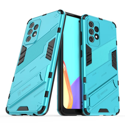 Samsung Galaxy A52 5G Shockproof Phone Case - Punk Armor 2-in-1 PC + TPU with Invisible Holder