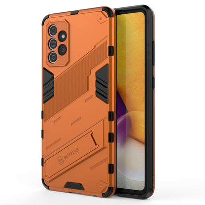 Samsung Galaxy A72 5G/4G Shockproof Phone Case - Punk Armor 2-in-1 PC + TPU with Invisible Holder