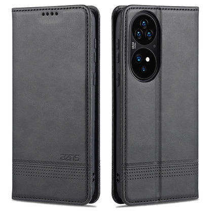 Huawei P50 Pro Leather Wallet Case with Card Holder & Magnetic Closure