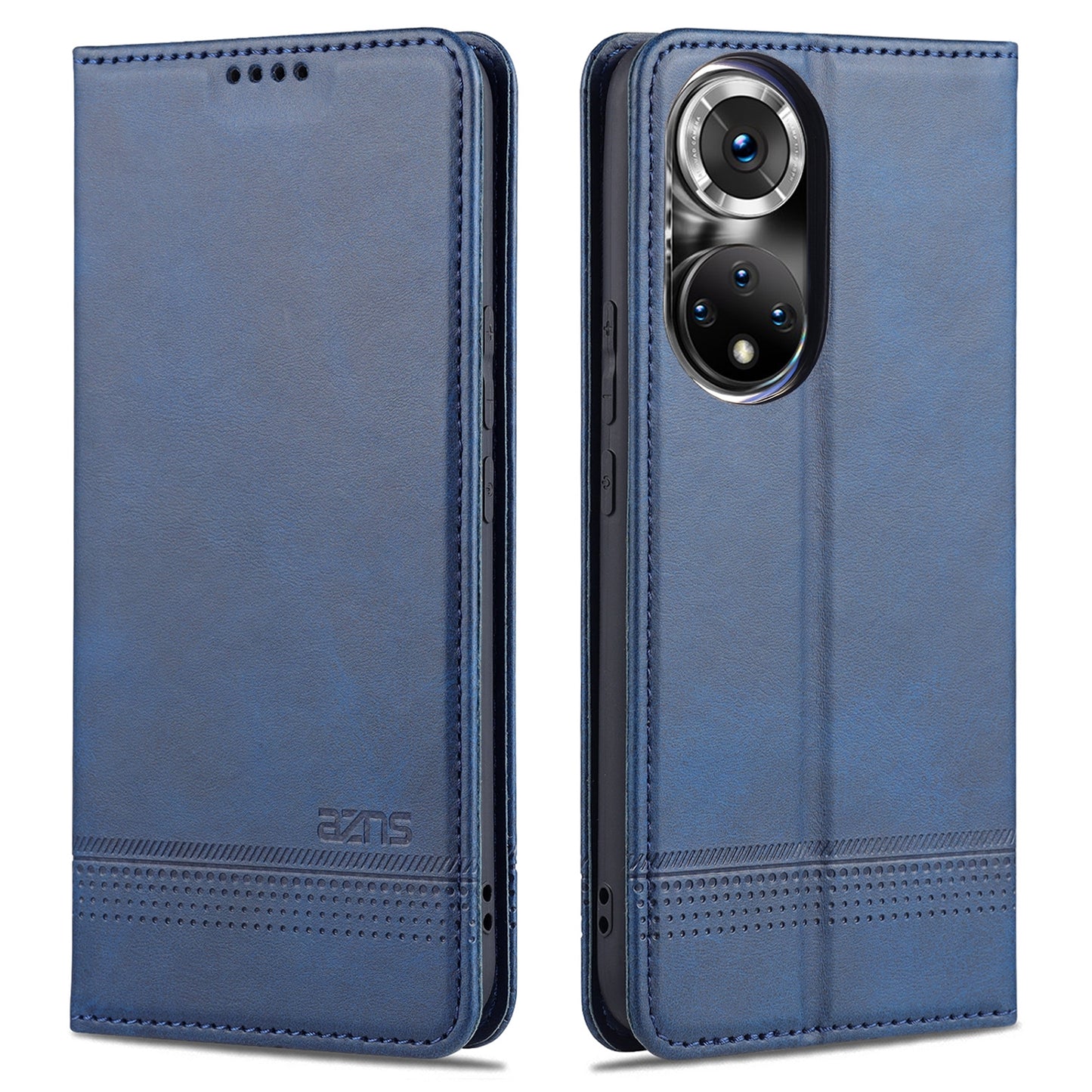 Honor 50 Pro Leather Wallet Case with Card Holder & Magnetic Closure