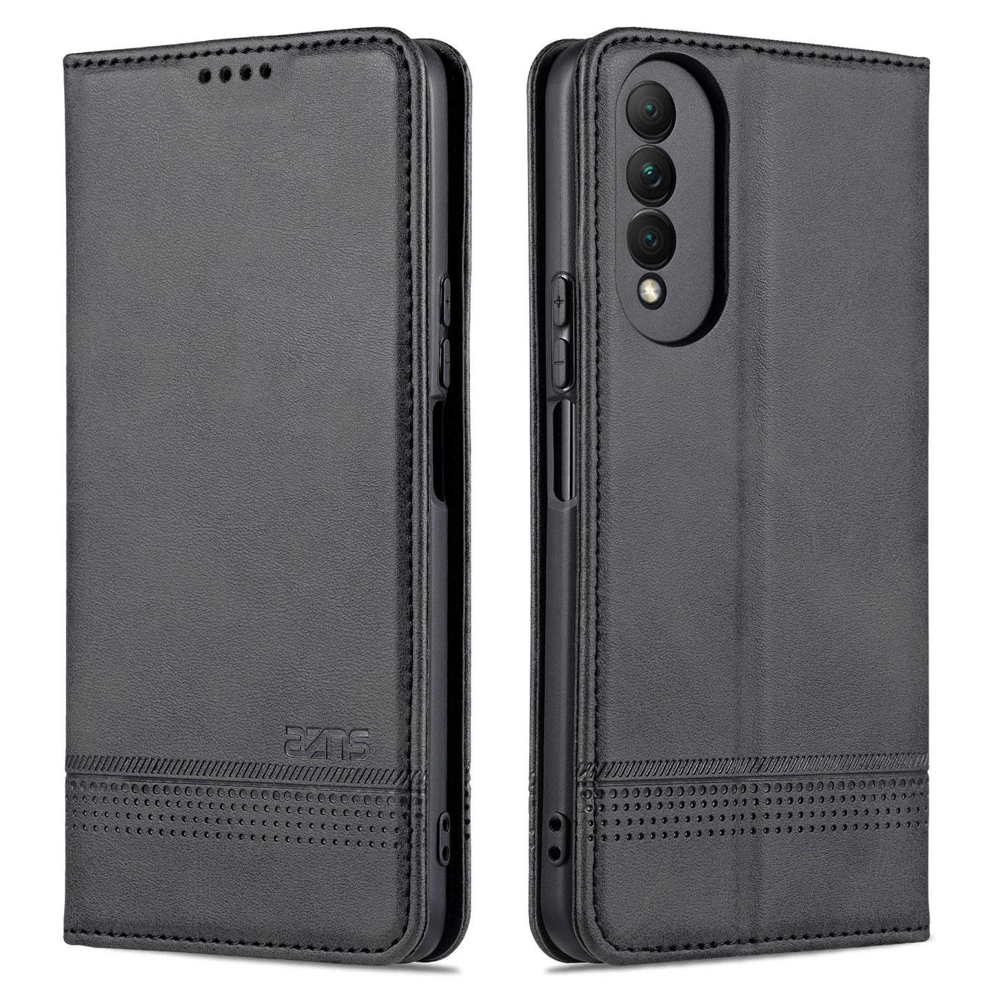 Honor X20 SE Leather Wallet Case with Card Holder & Magnetic Closure