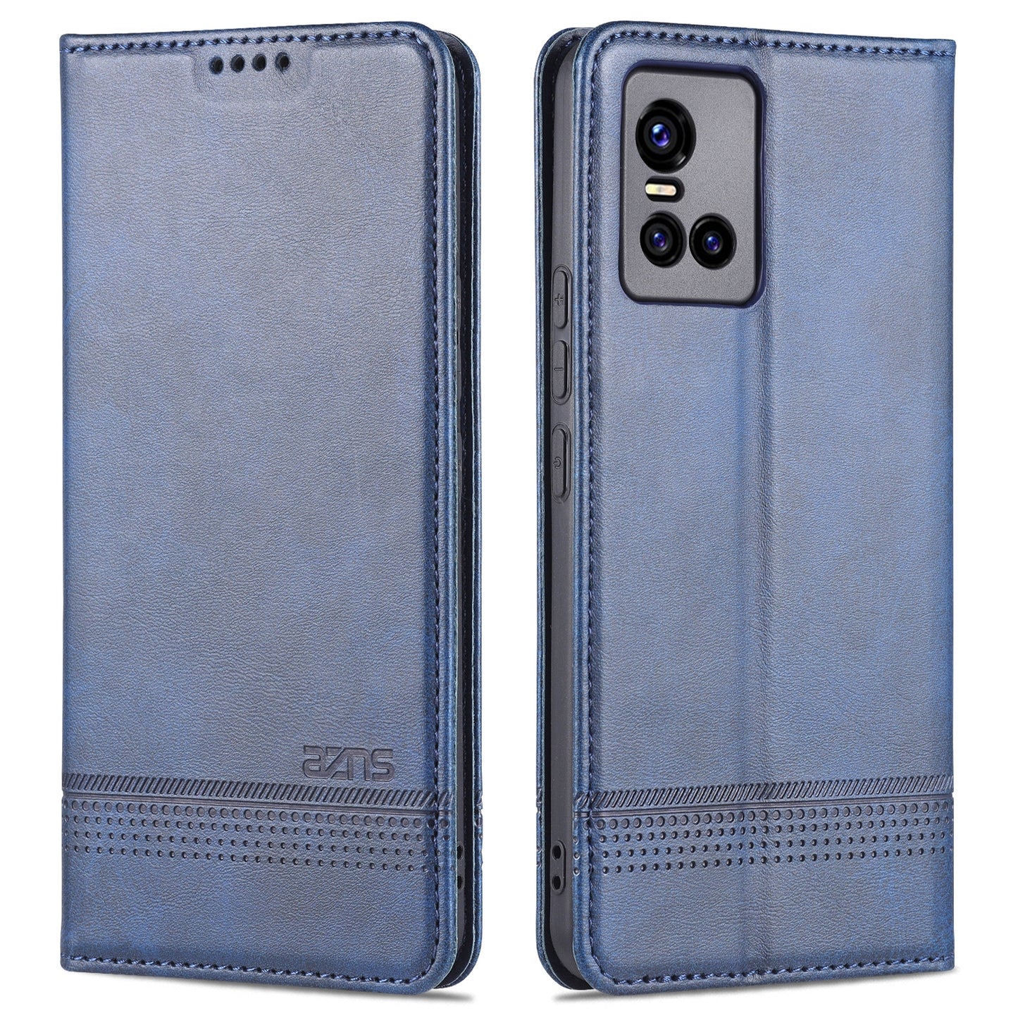 Vivo S10 Leather Wallet Case with Card Holder & Magnetic Closure