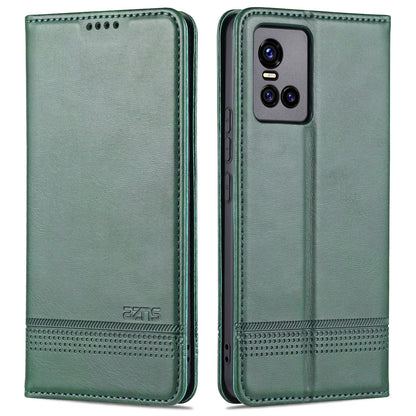 Vivo S10 Leather Wallet Case with Card Holder & Magnetic Closure