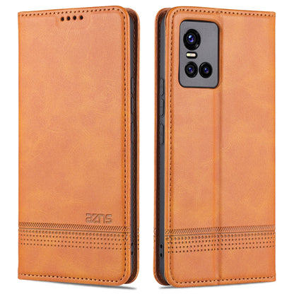 Vivo S10 Leather Wallet Case with Card Holder & Magnetic Closure