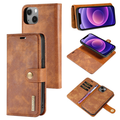 iPhone 13 Leather Wallet Case - Detachable & Magnetic - Card Slots