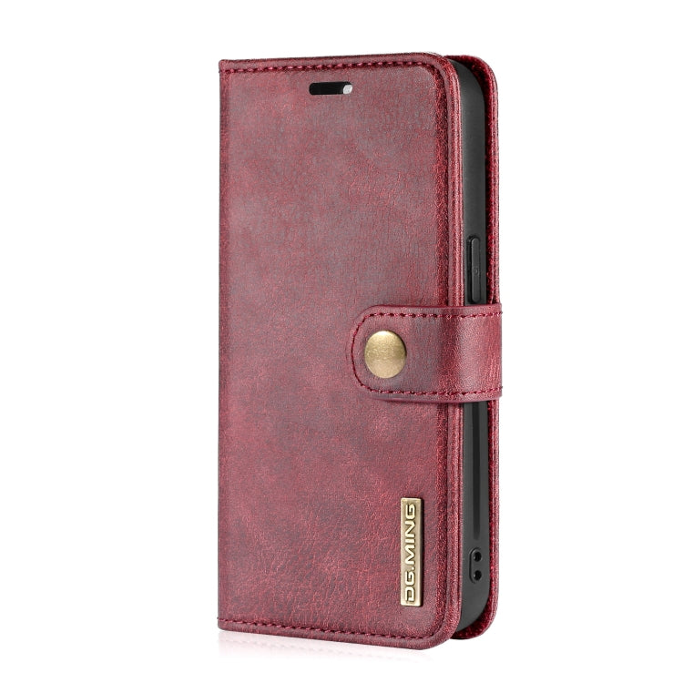 iPhone 13 Pro Leather Wallet Case - Detachable & Magnetic - Card Slots