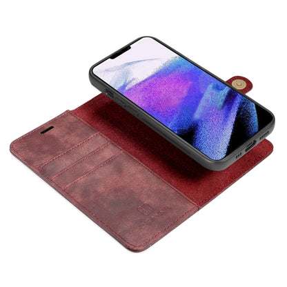 iPhone 13 Pro Leather Wallet Case - Detachable & Magnetic - Card Slots