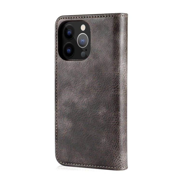 iPhone 13 Pro Leather Wallet Case - Detachable & Magnetic - Card Slots